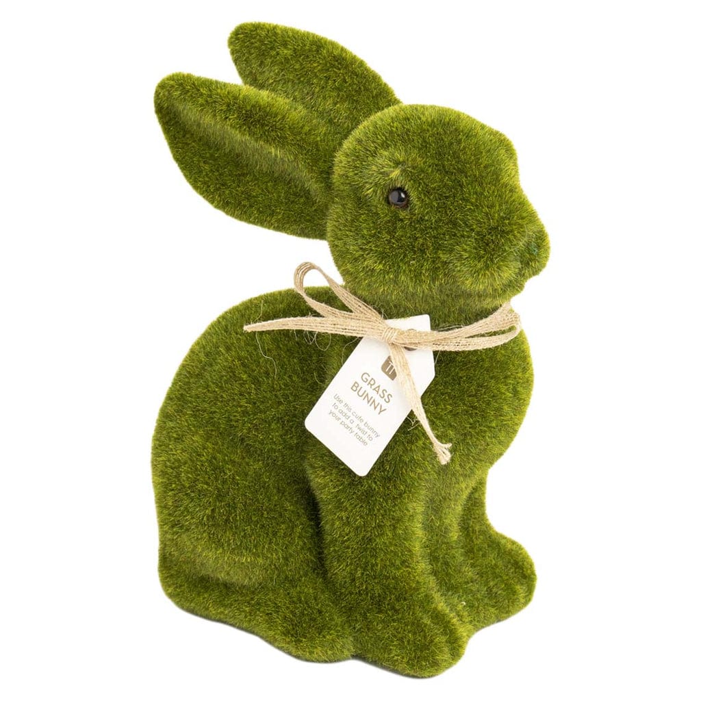 easter decorations Easter Grass Bunny Decoration - Large 10"