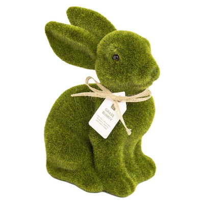 easter decorations Easter Grass Bunny Decoration - Large 10"