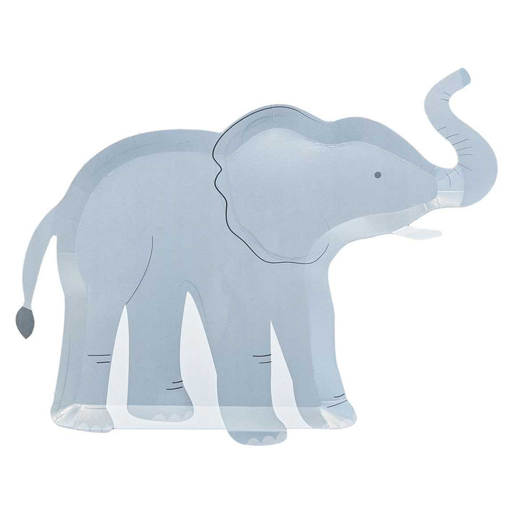 Party Supplies Elephant Paper Plates x 8