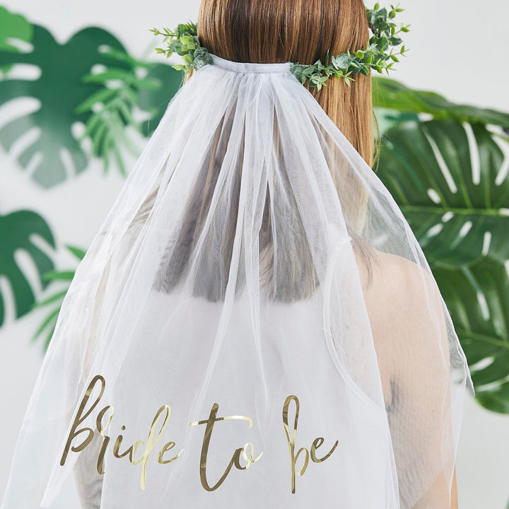 Party Supplies Eucalyptus Bride To Be Hen Party Veil