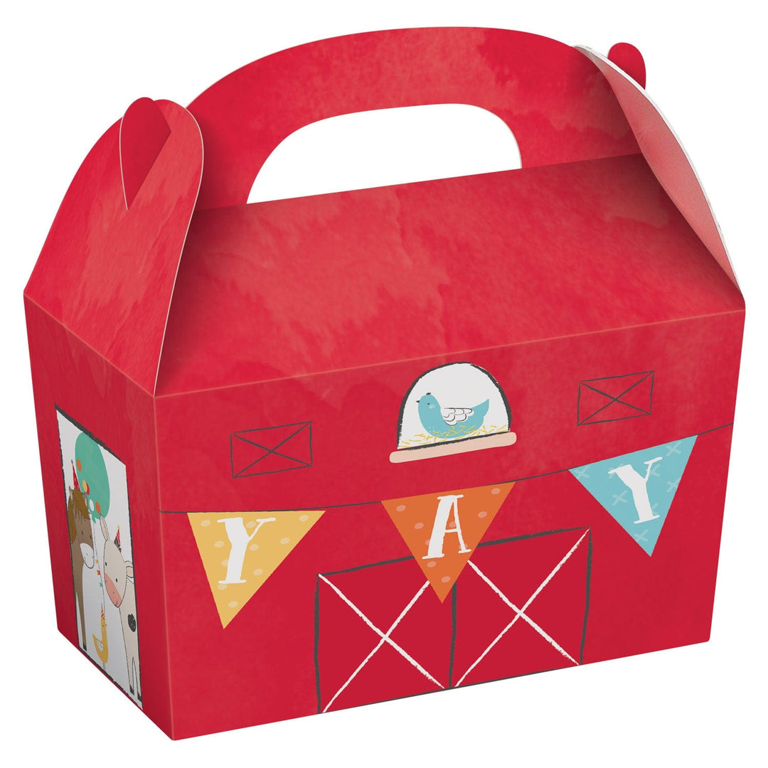 Party Supplies Farm Party Lunch Boxes x 8