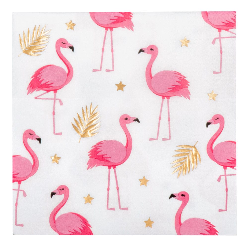 Party Supplies Flamingo Party Paper Napkins x 20