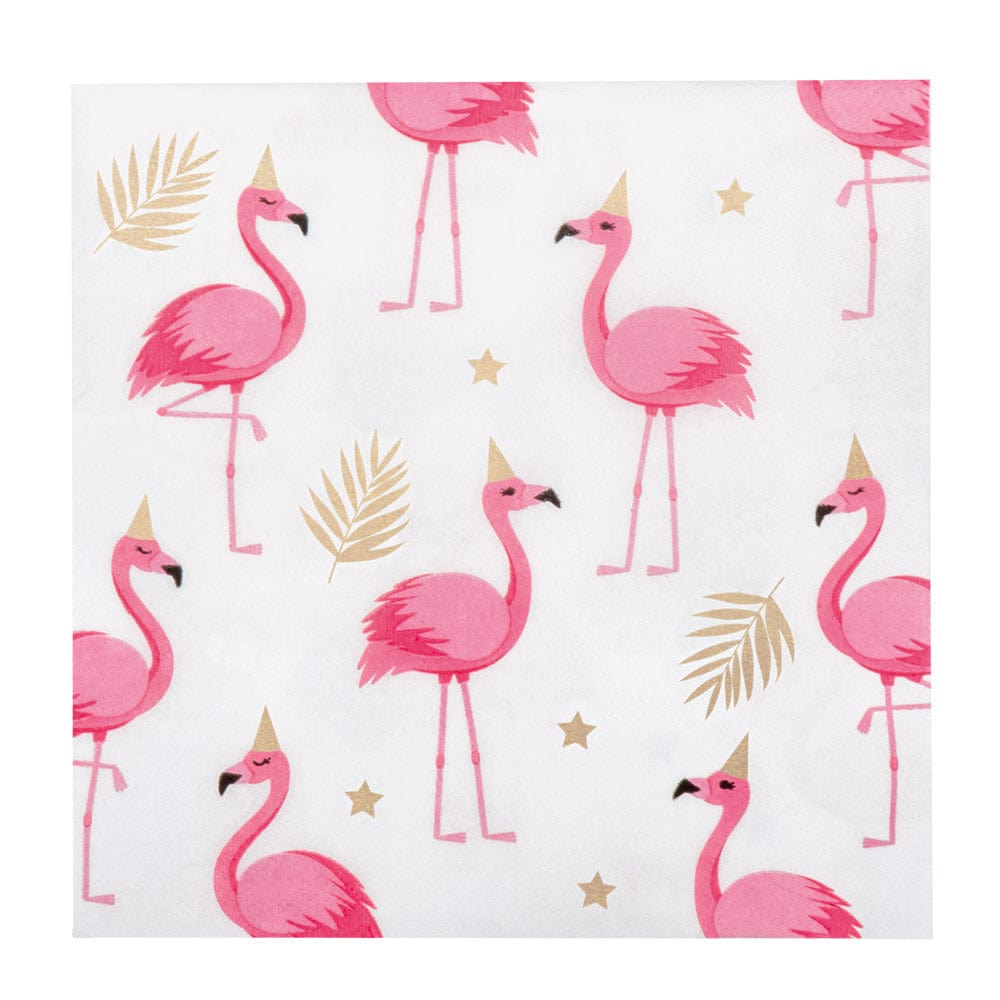 Party Supplies Flamingo Party Paper Napkins x 20