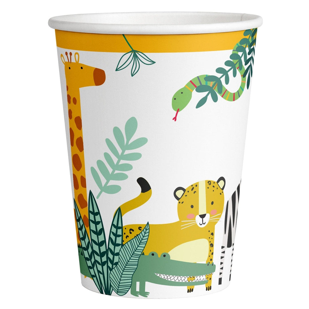 Party Supplies Get Wild Animal Safari Party Cups x 8