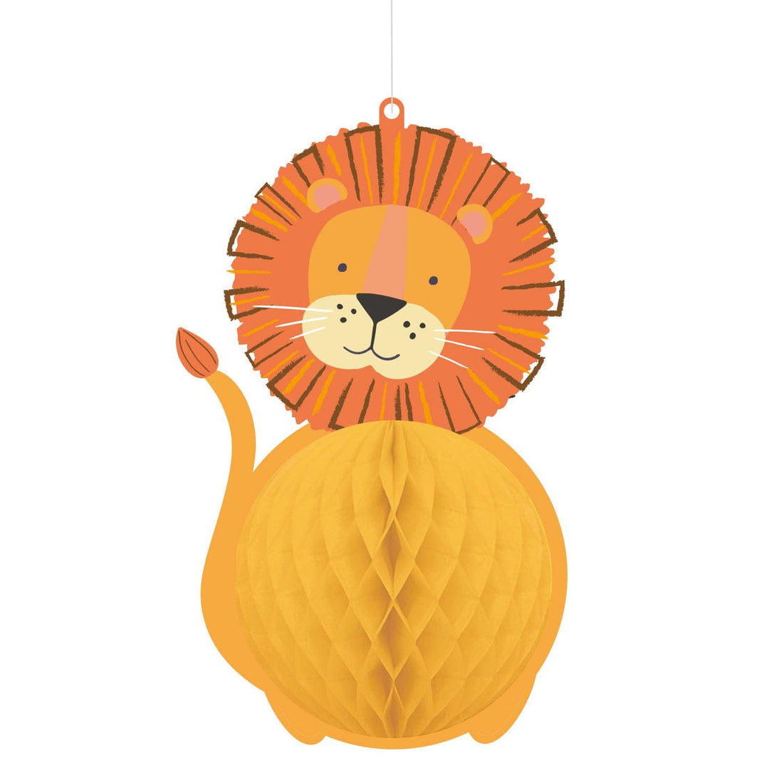 Party Supplies Get Wild Lion Honeycomb Party Decoration