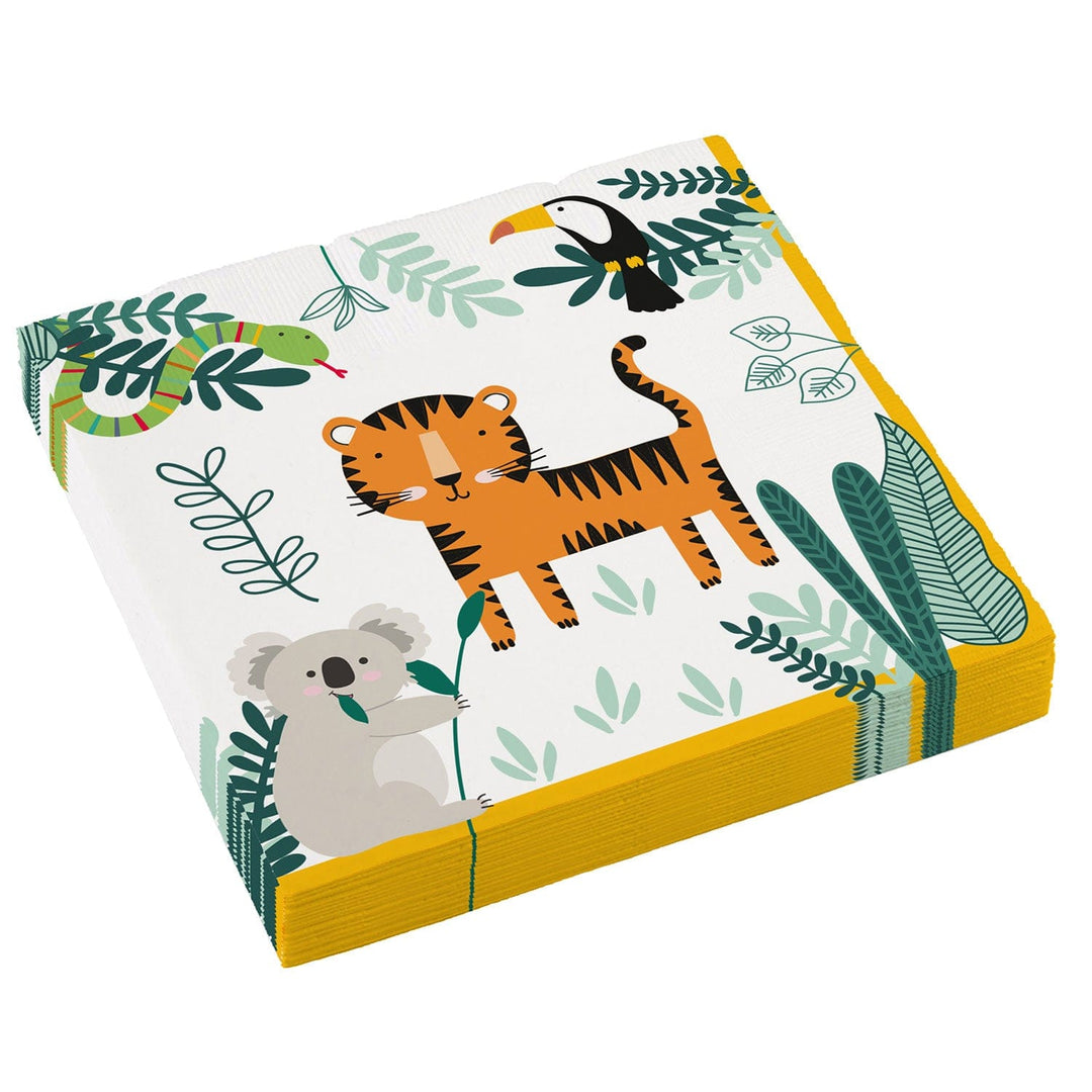 Get Wild Safari Animal Napkins x 16