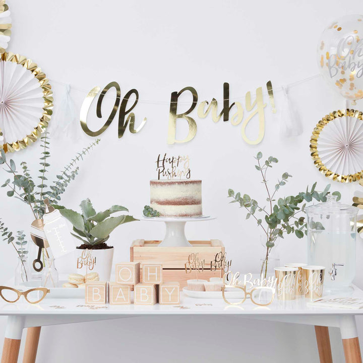 Gold Baby Shower Confetti