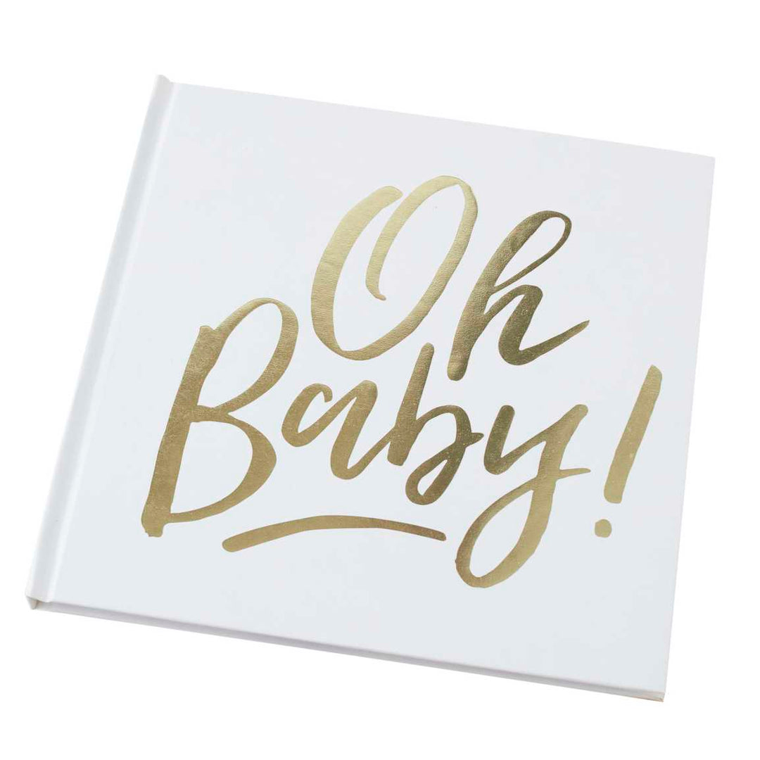 Party & Celebration Gold Oh Baby! Shower Guest Book
