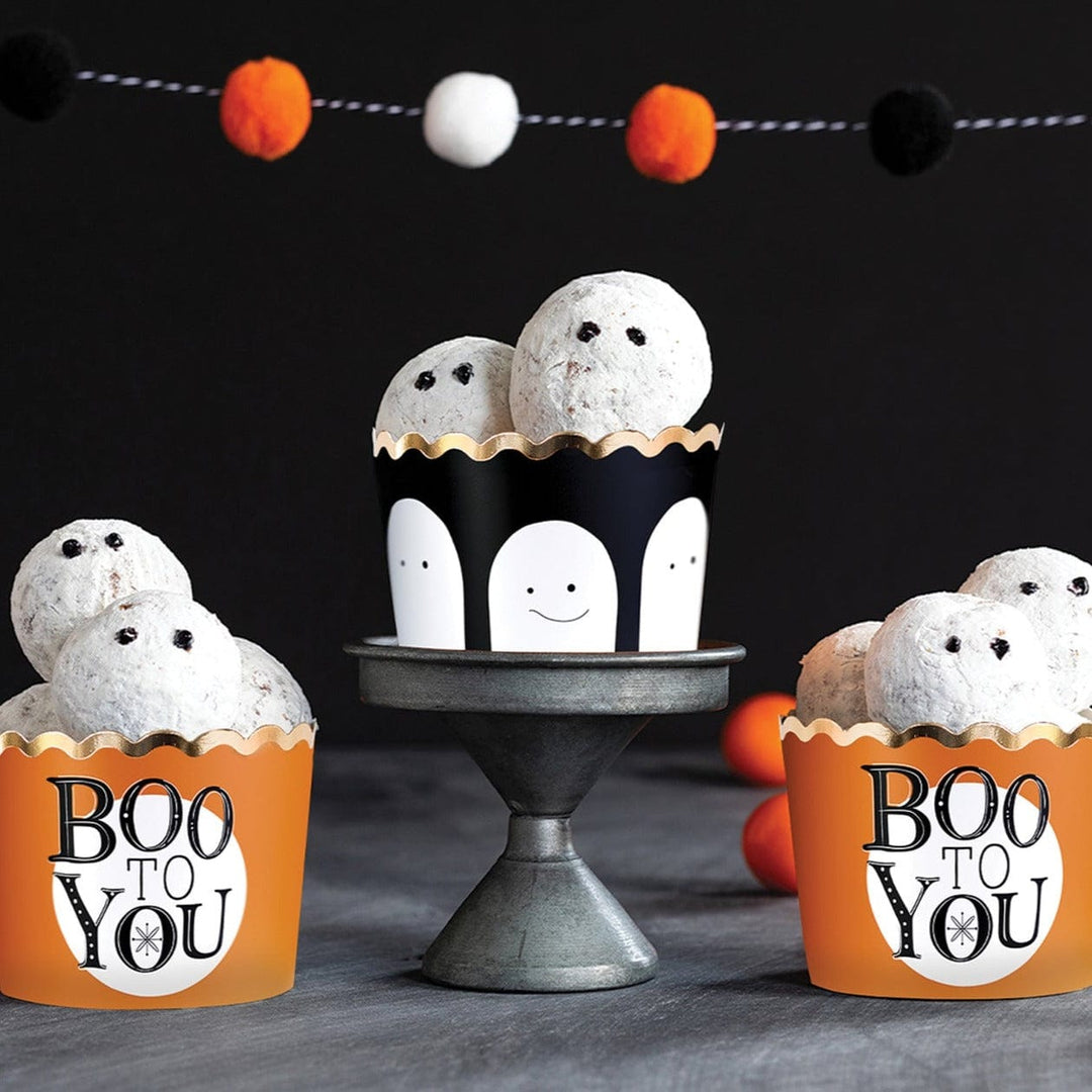 Party Supplies Halloween - Boo to you Baking/Treat Cups x 50