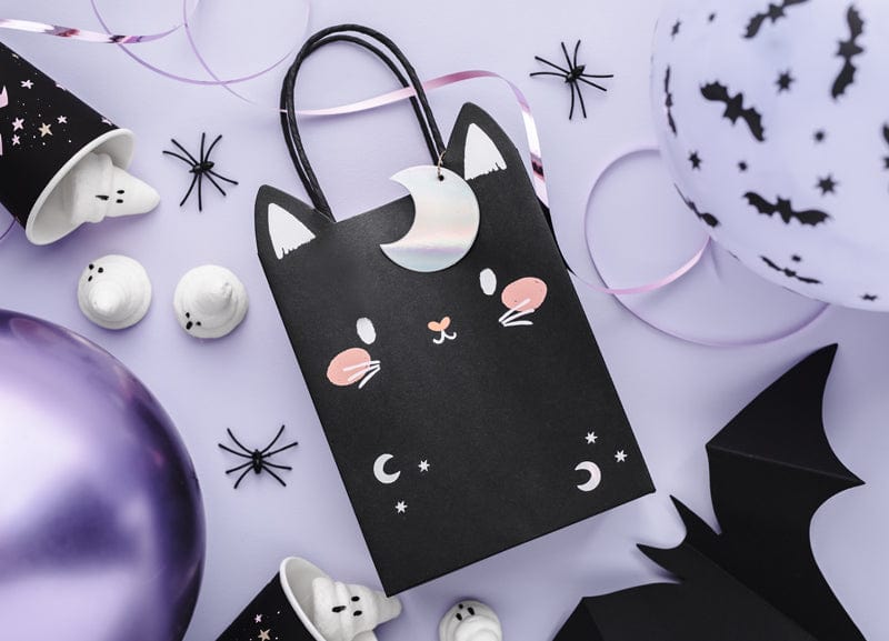 Halloween Party Supplies - Halloween Black Cat Gift Bag and Tag Party Supplies Halloween Black Cat Gift Bag and Tag