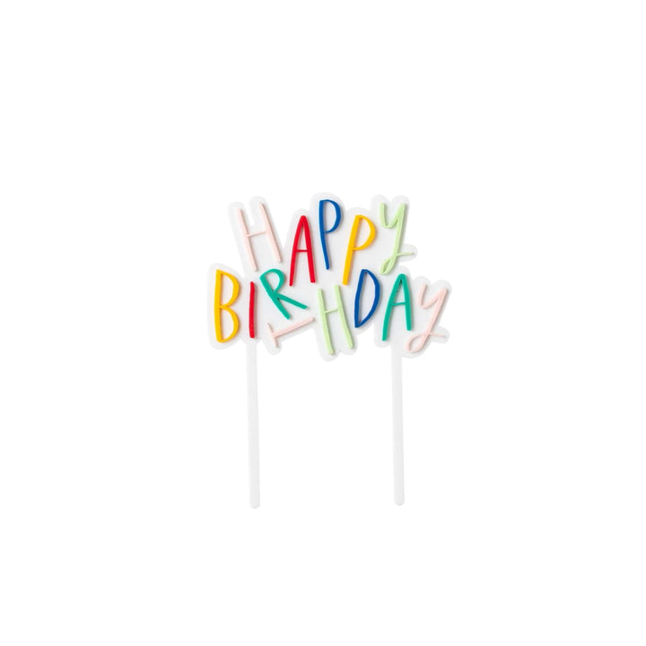 Cake Decorating Supplies Happy Birthday Acrylic Cake Topper