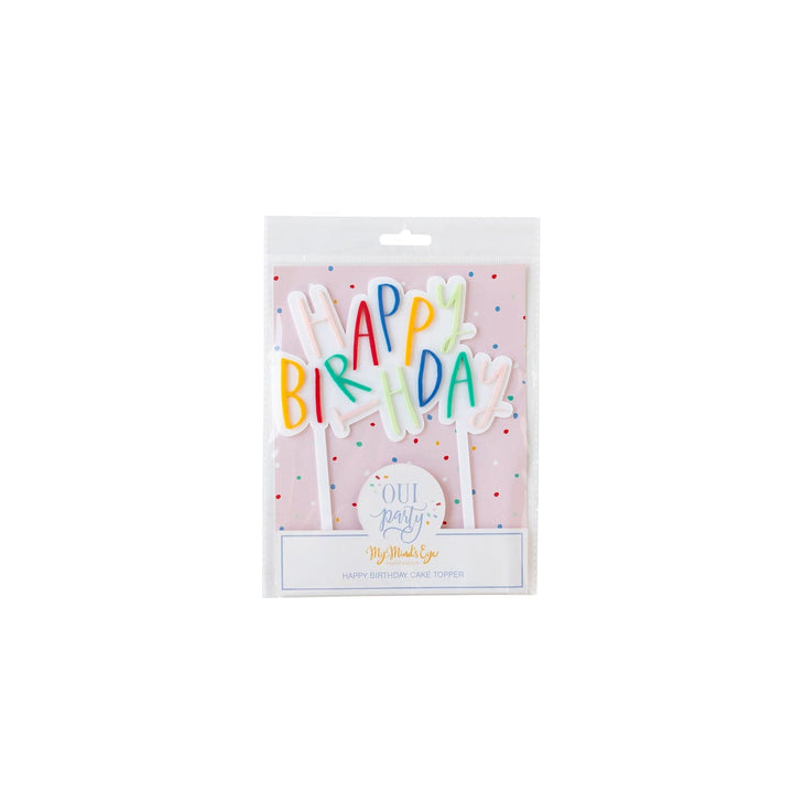 Cake Decorating Supplies Happy Birthday Acrylic Cake Topper