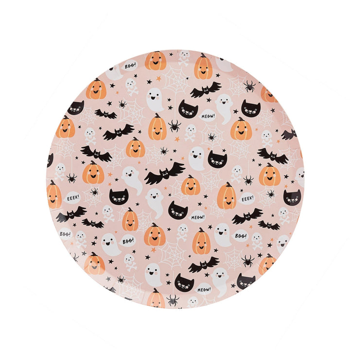 Hootyballoo Halloween Party Supplies - Halloween Character Party Plates x 10 Party Supplies Halloween Character Party Plates x 10