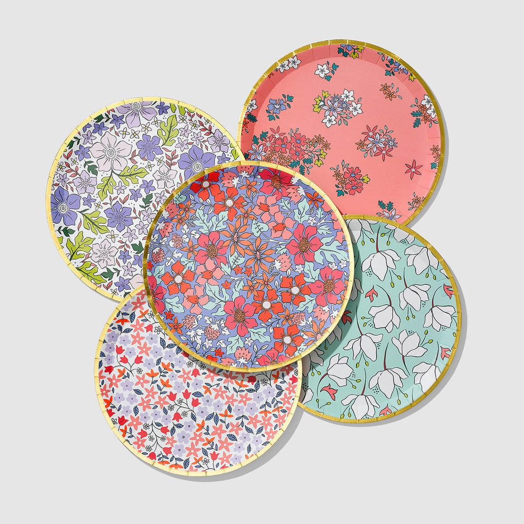 Party Supplies In Full Bloom Large Plates