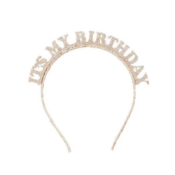 Headbands 'It's My Birthday' Gold Headband