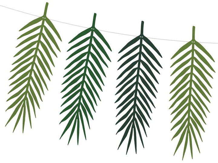 Jungle Party Decorations - Tropical Leaves Party Garland - 1.25m Party Supplies Tropical Leaves Party Garland - 1.25m