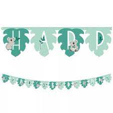 Party Supplies Koala Happy Birthday Party Bunting