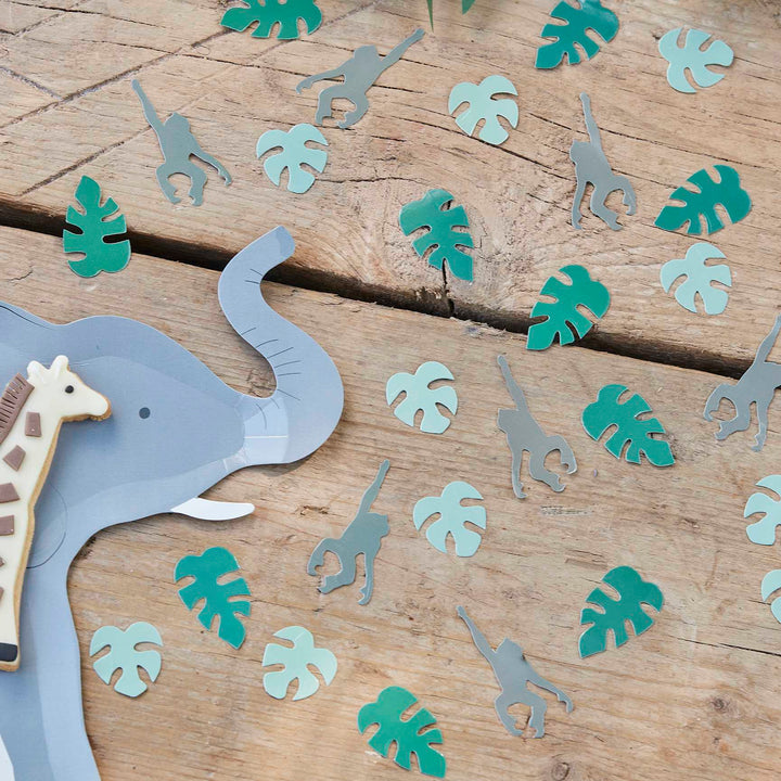 Tableware Leaf & Monkey Table Confetti