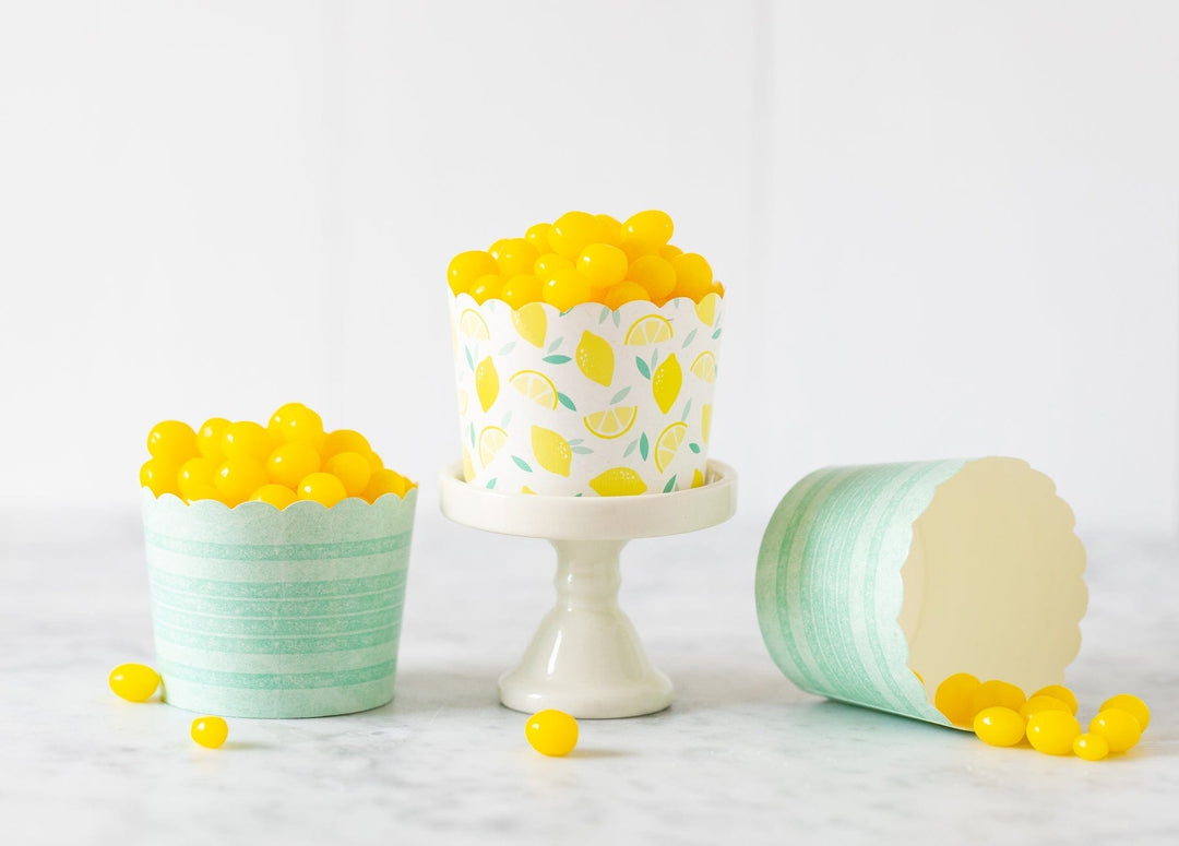food cups Light Blue and Yellow Easter Food Cups x 50