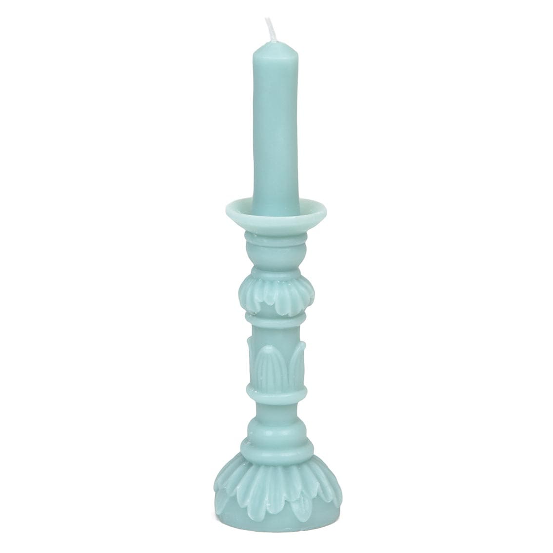 Candle Light Blue Candlestick Shaped Candle