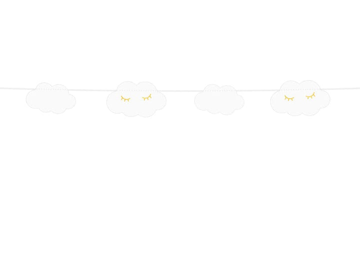 Banners Little Clouds Paper Garland - 1.45m