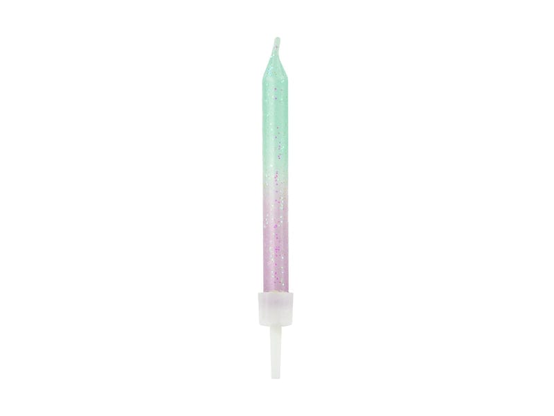 Mermaid Ombre Cake Candles - Pack of 20