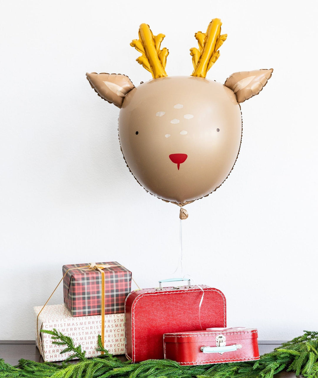 My Mind's Eye Christmas - Dear Rudolph Reindeer Foil Balloon Balloons Dear Rudolph Reindeer Foil Balloon