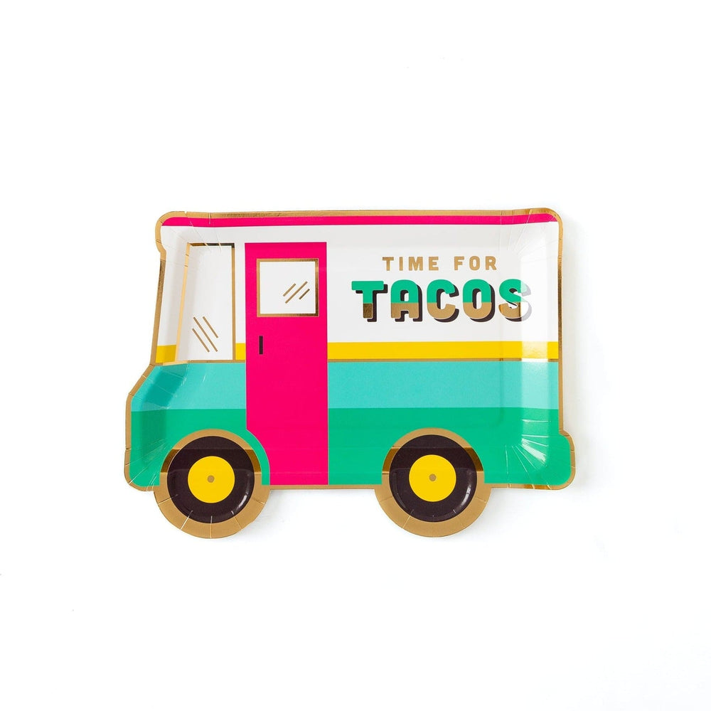 My Mind's Eye Party Supplies - Taco Truck Party Plates x 8 Party Supplies Taco Truck Party Plates x 8