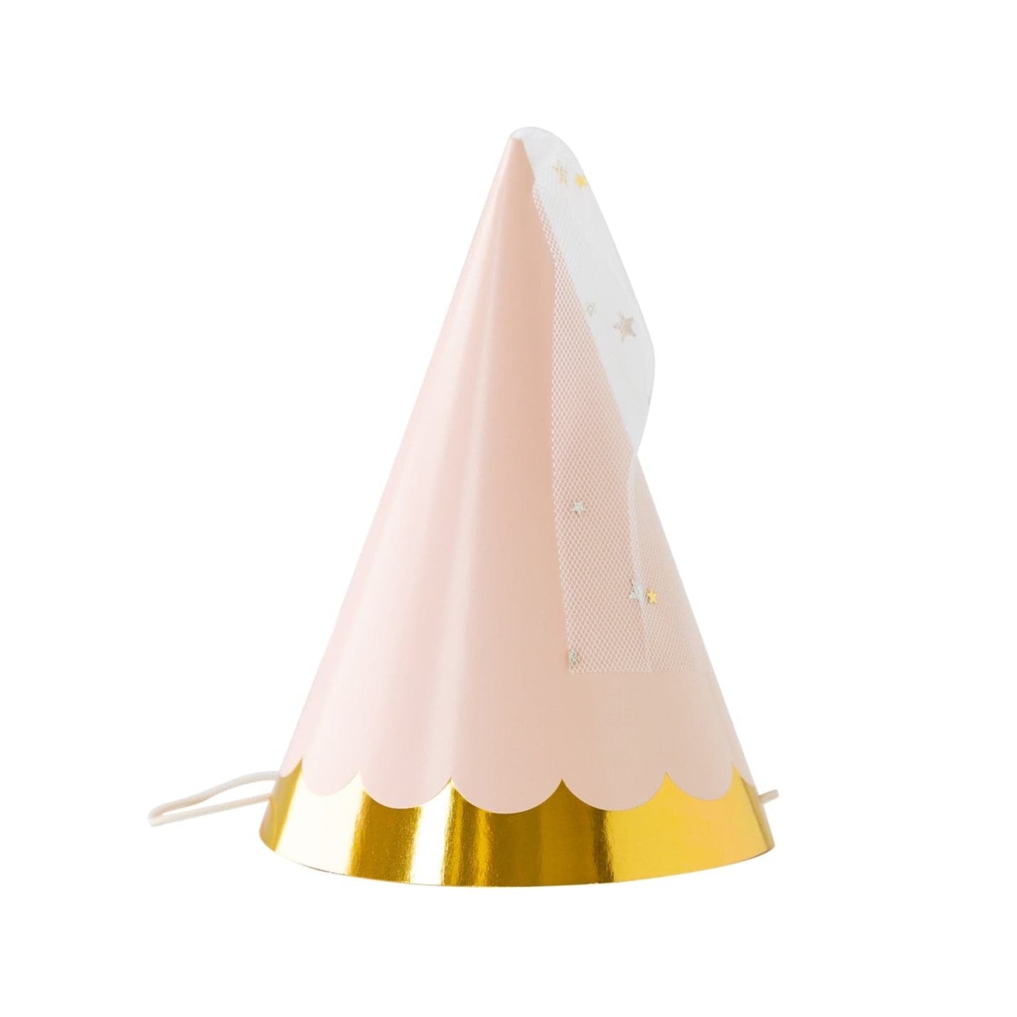 Princess Hat Ribbon Pink Princess Party Hats x 8 - Princess Birthday Party Supplies ...