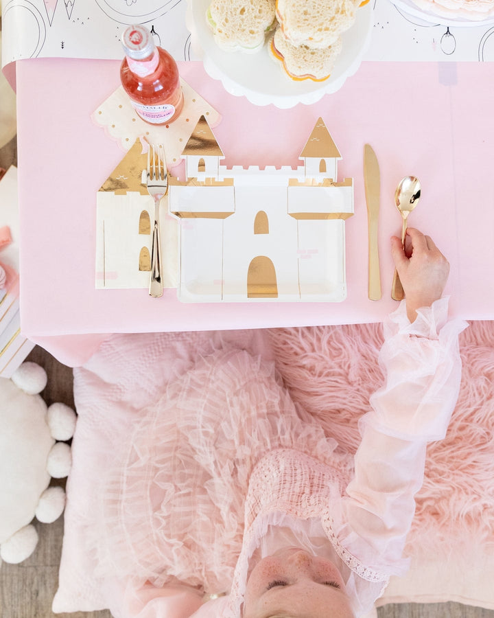 My Mind's Eye - Princess Castle Shaped Party Napkins x 18 Party Supplies Princess Castle Shaped Party Napkins x 18