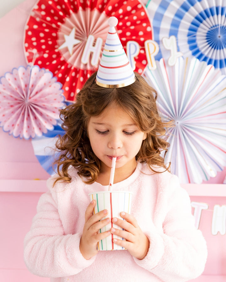 Party Supplies Oui Party Birthday Paper Party Cups x 8