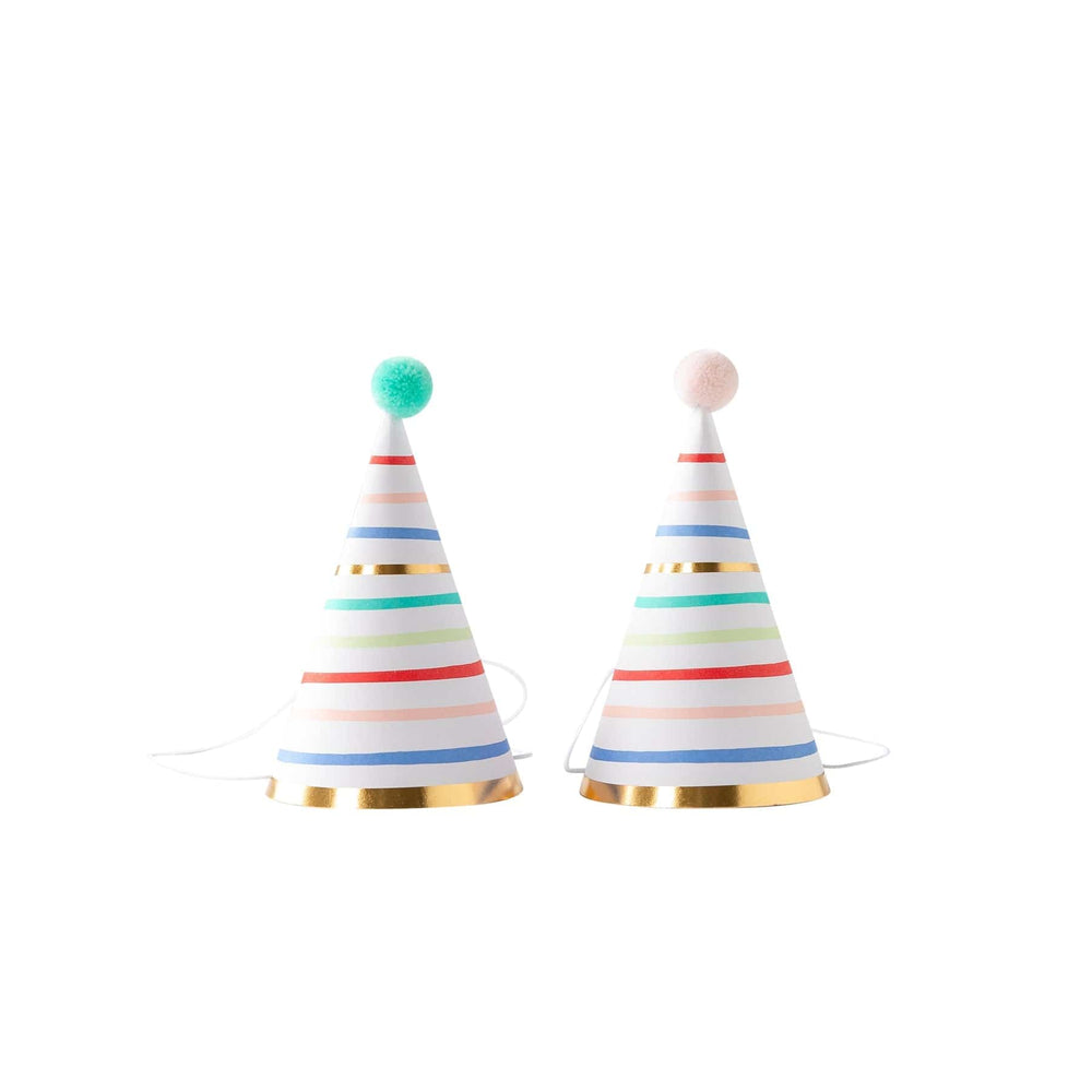 Party Supplies Oui Party Birthday Party Hats x 8