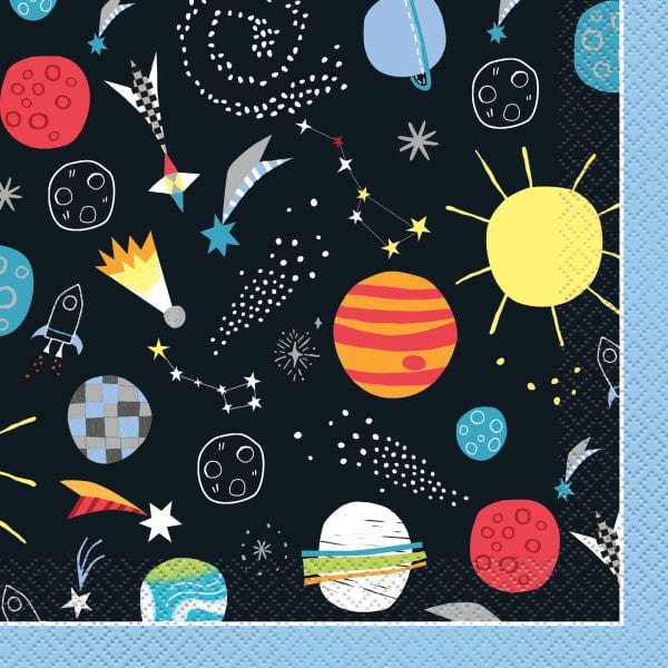Paper Napkins Outer Space Party Napkins x 16