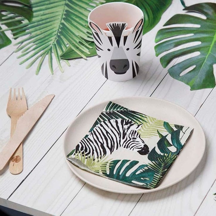 party cups Party Animals Zebra Cups x 8
