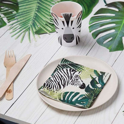 party cups Party Animals Zebra Cups x 8