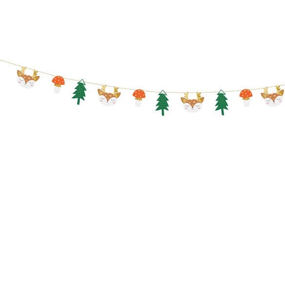 Party Deco - Christmas Forest Garland Bunting Christmas Forest Garland