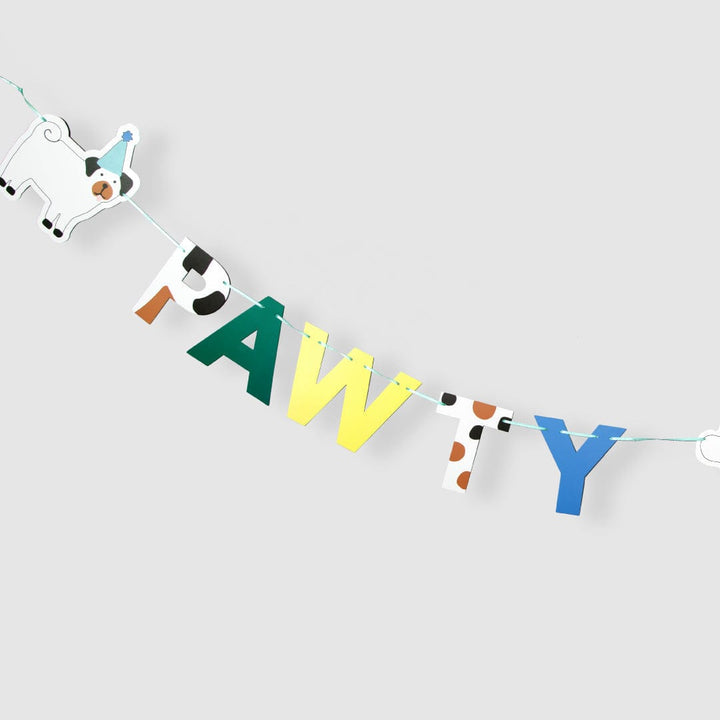 Party Supplies Pawty Time Dog Bunting