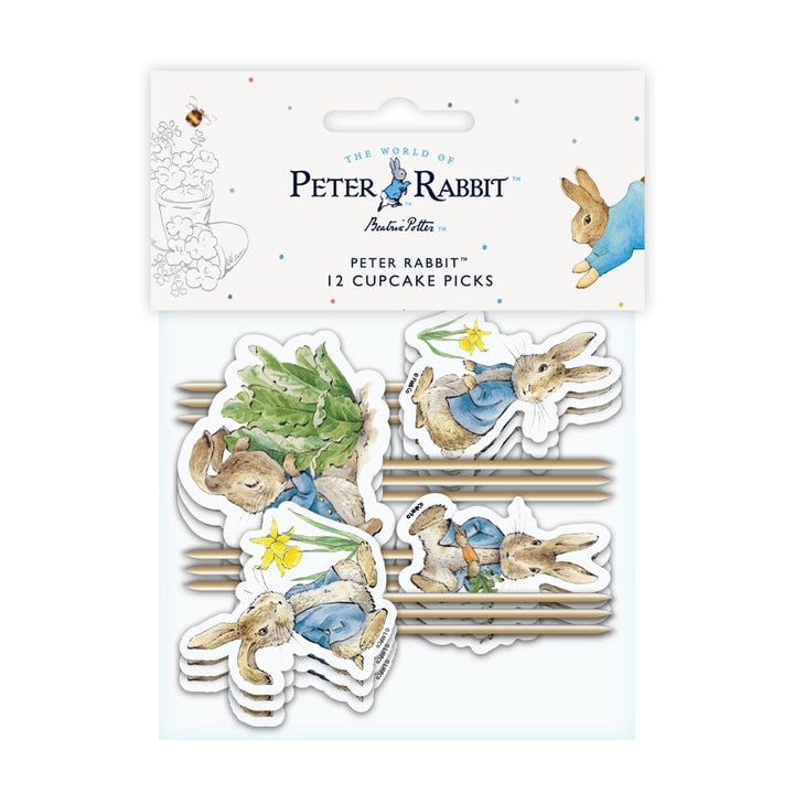 Cake Topper Peter Rabbit Spring Meadow Cake Toppers x 12