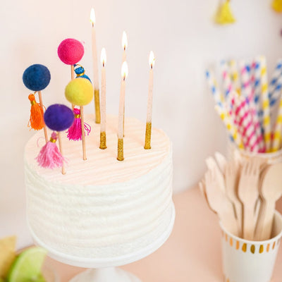 Cake Decorating Supplies Pom Pom Stirrers