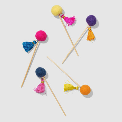 Cake Decorating Supplies Pom Pom Stirrers