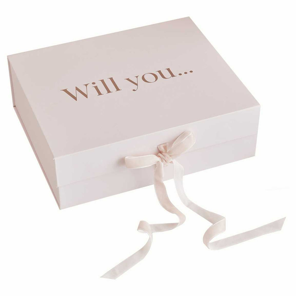 Wedding Favors Rose Gold Will You Be My Bridesmaid - Bridesmaid Proposal Box