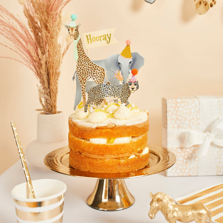 Cake Decorating Supplies Safari Animal Party Cake Toppers