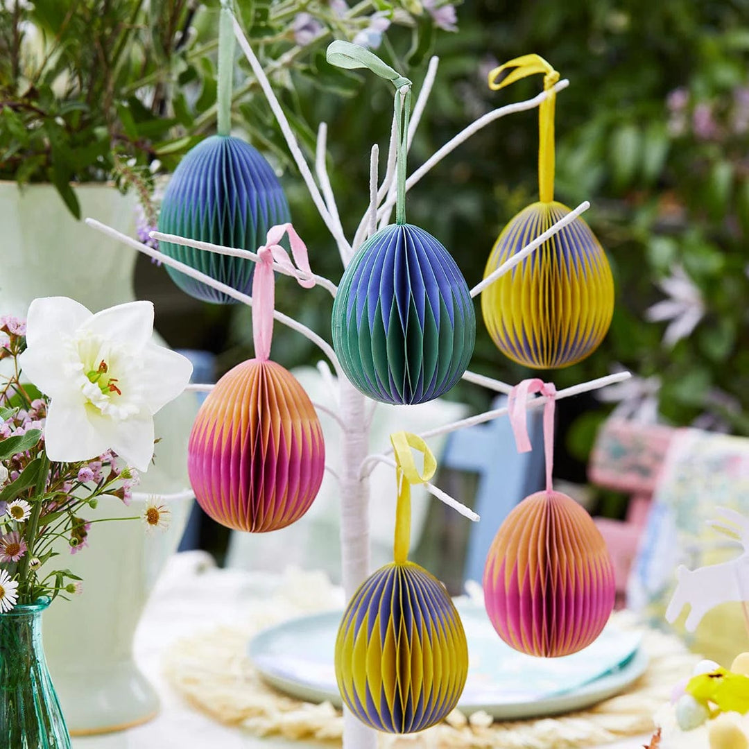 Hanging Decoration Small Easter Egg Honeycomb Decoration
