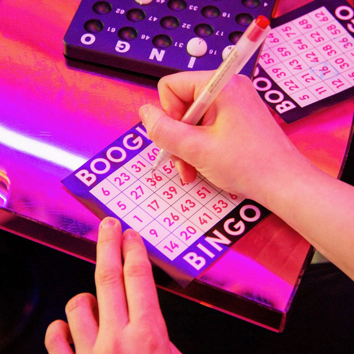 Talking Tables - Boogie Bingo Game games Boogie Bingo Game With Metal Bingo Cage