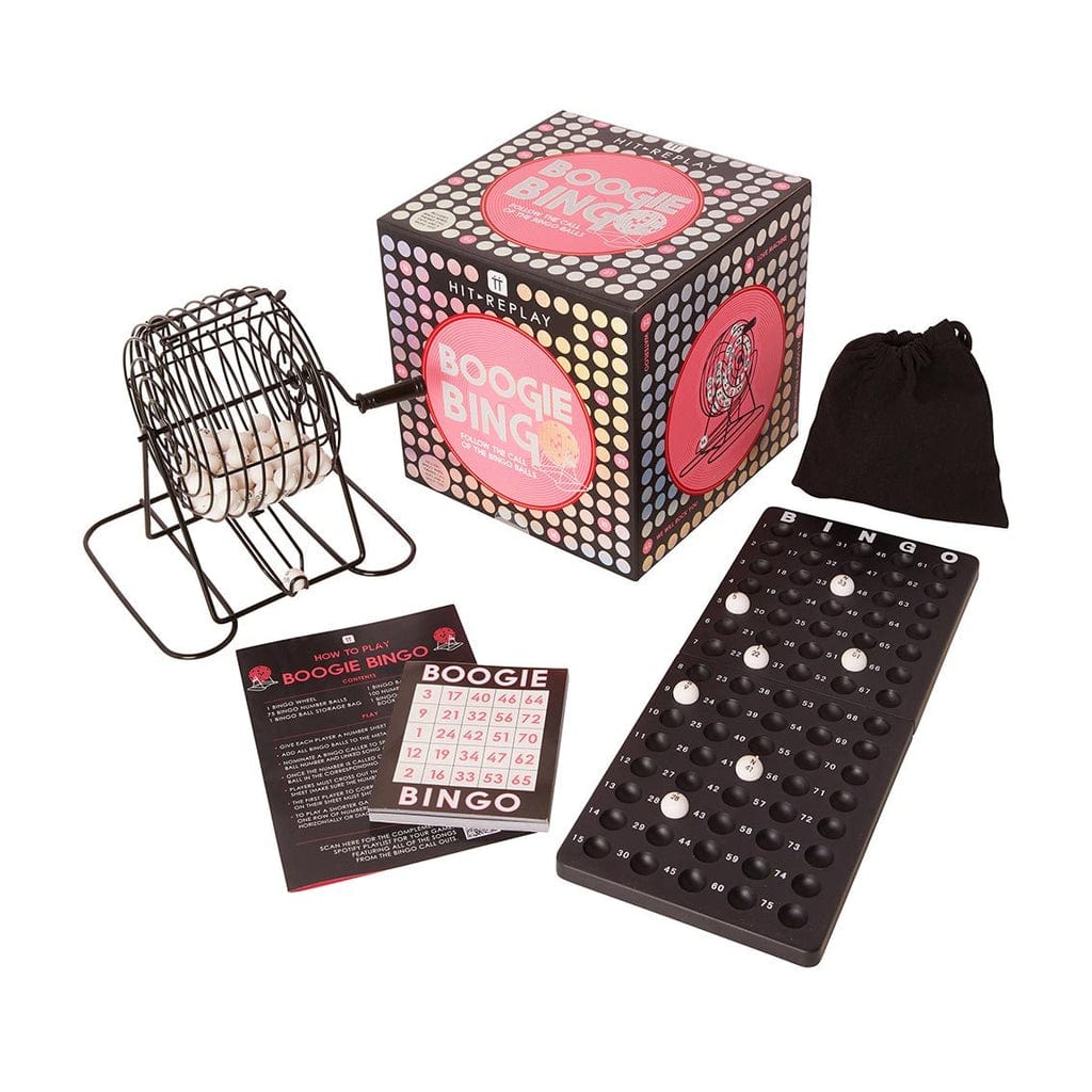 Talking Tables - Boogie Bingo Game games Boogie Bingo Game With Metal Bingo Cage