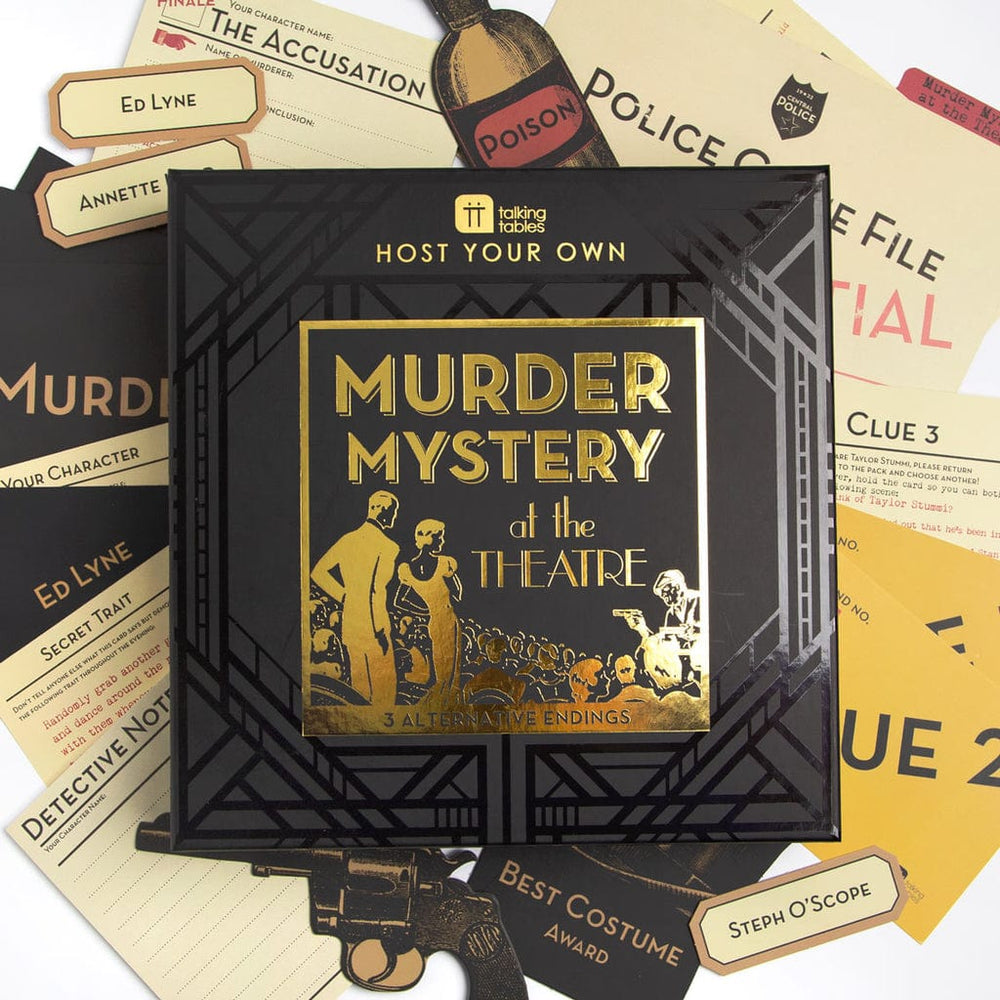 Talking Tables - Host Your Own Murder Mystery Game games Host Your Own Murder Mystery Game