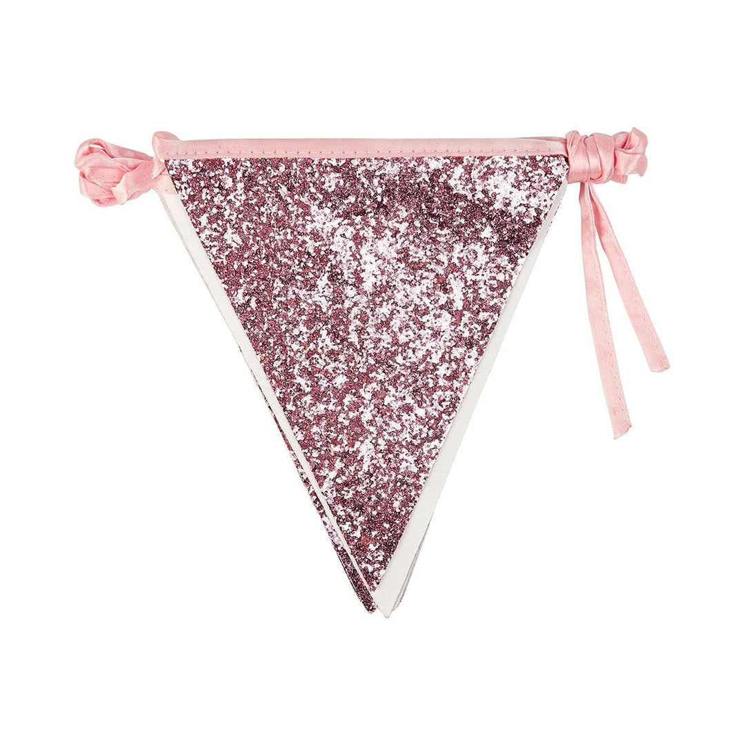 Talking Tables Party Decorations - Luxe Pink Glitter Bunting, 3M Bunting Luxe Pink Glitter Bunting, 3M