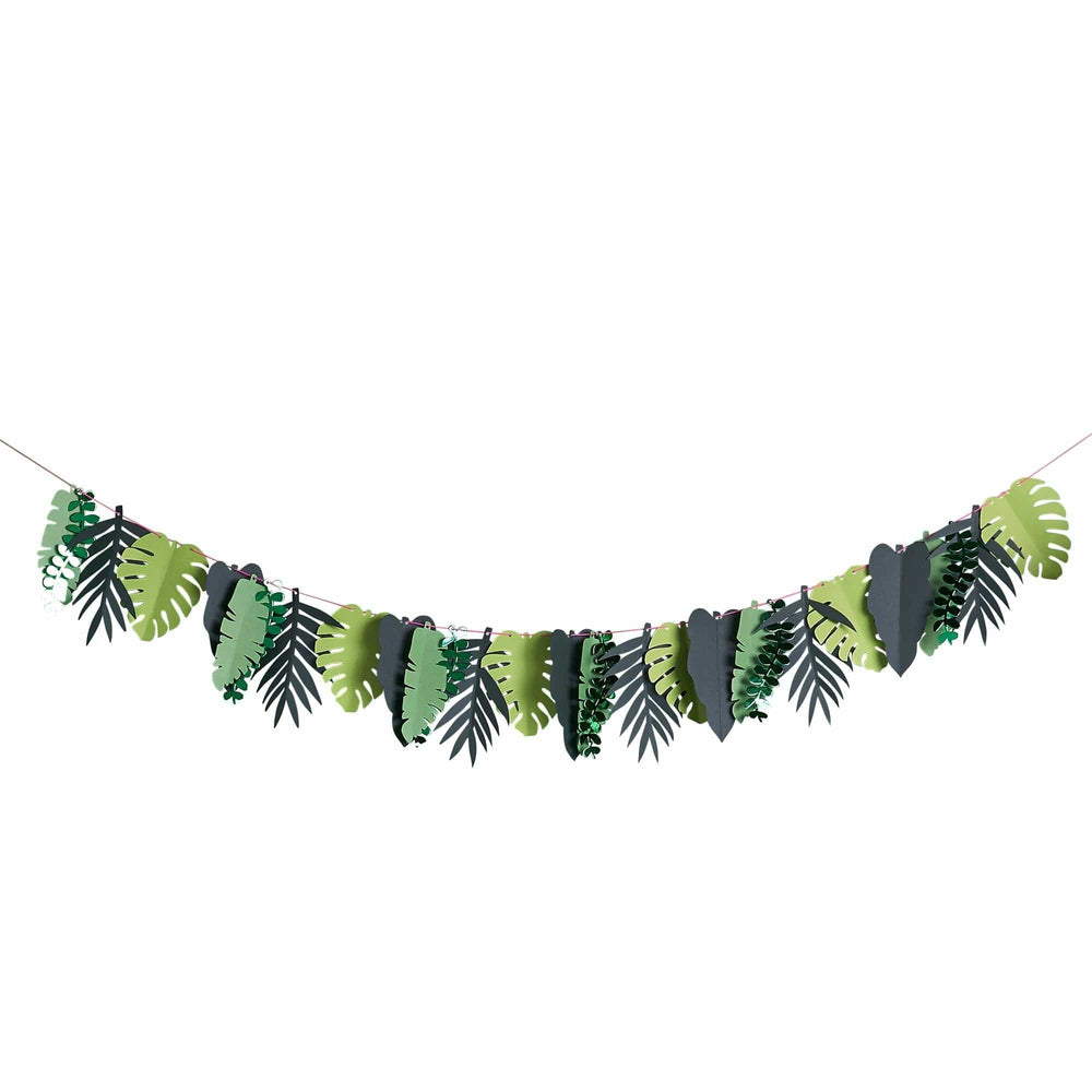 Banners Tropical Leaf Garland