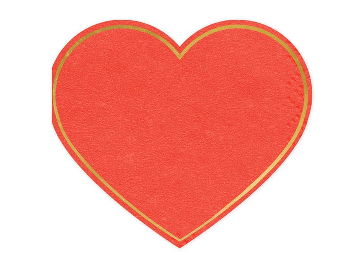 Paper Napkins Valentine's Day Heart Napkins x 20