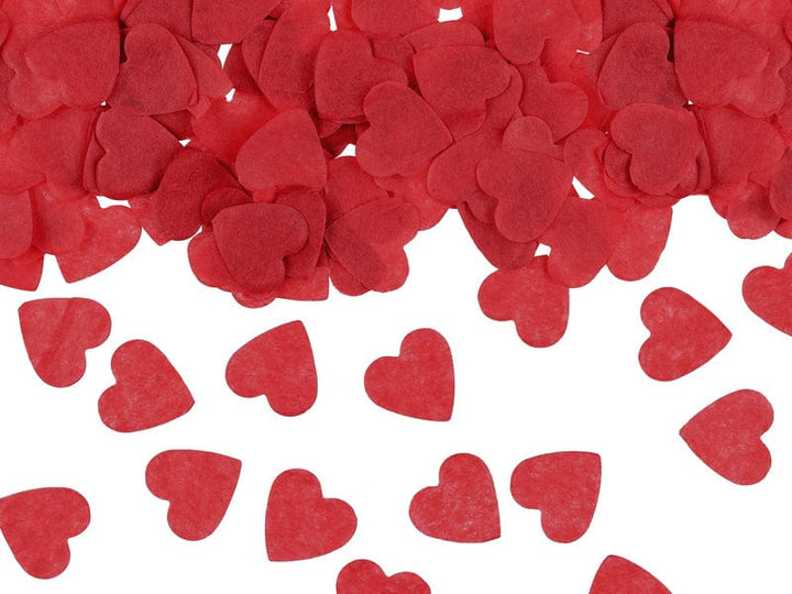 Valentines Red Confetti Hearts Confetti Red Confetti Hearts